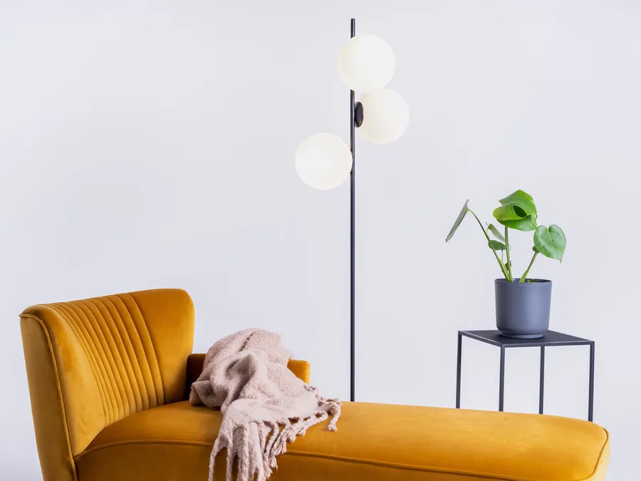 Lampa podłogowa BOBLER - czarny