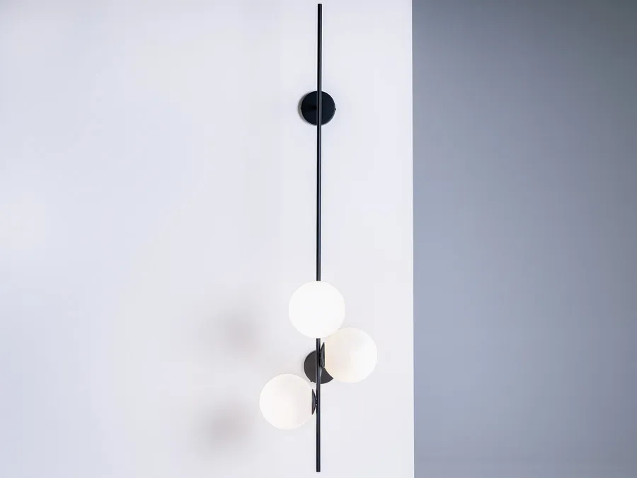 Lampa ścienna BOBLER 2connect - czarny