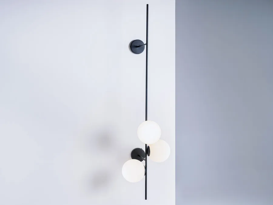 Lampa ścienna BOBLER 2connect - czarny