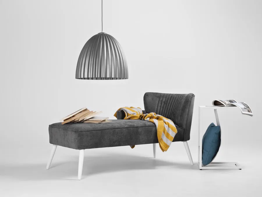 Lampa wisząca PLISSART M - srebrny