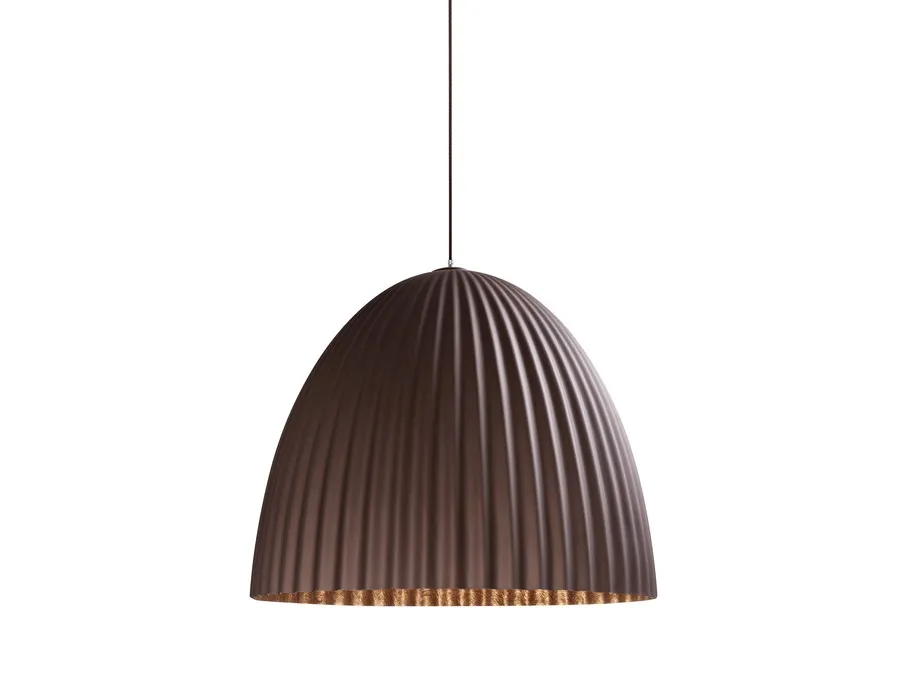 Lampa wisząca PLISSART L - brązowy/miedziany