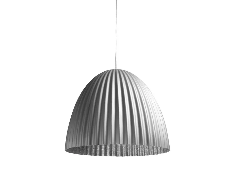 Lampa wisząca PLISSART L - srebrny