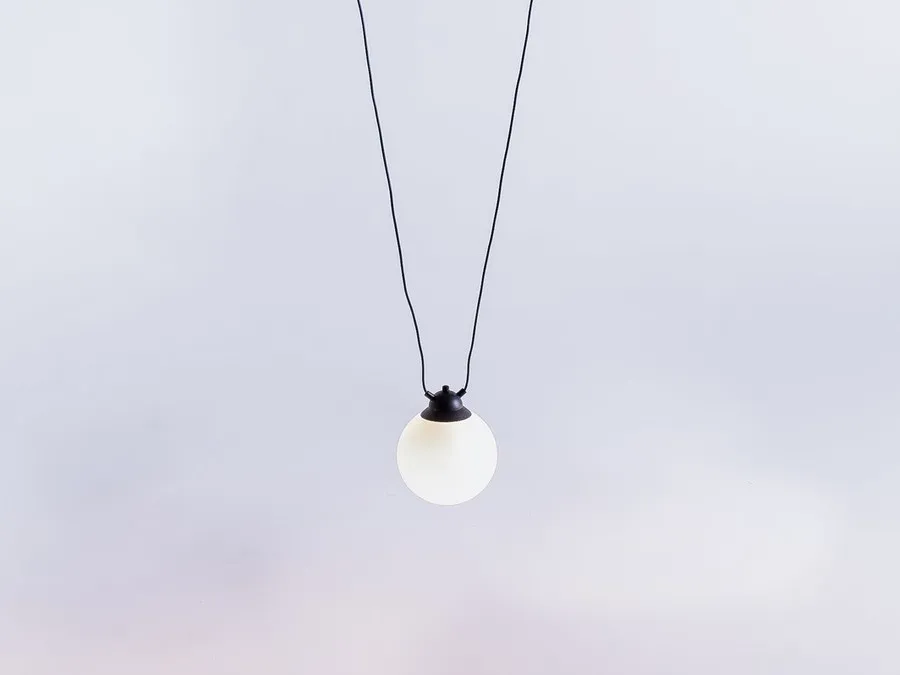 Lampa wisząca COBEN HANGMAN GLASS 1 - czarny