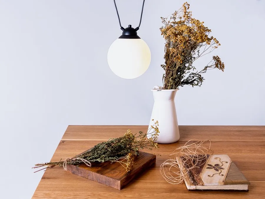 Lampa wisząca COBEN HANGMAN GLASS 1 - czarny