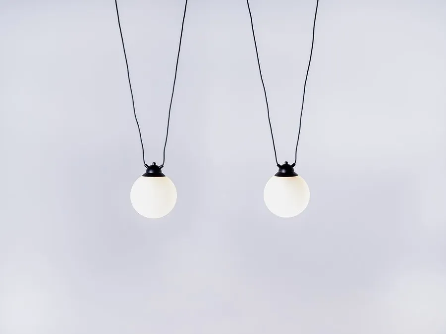 Lampa wisząca COBEN HANGMAN GLASS 2 - czarny