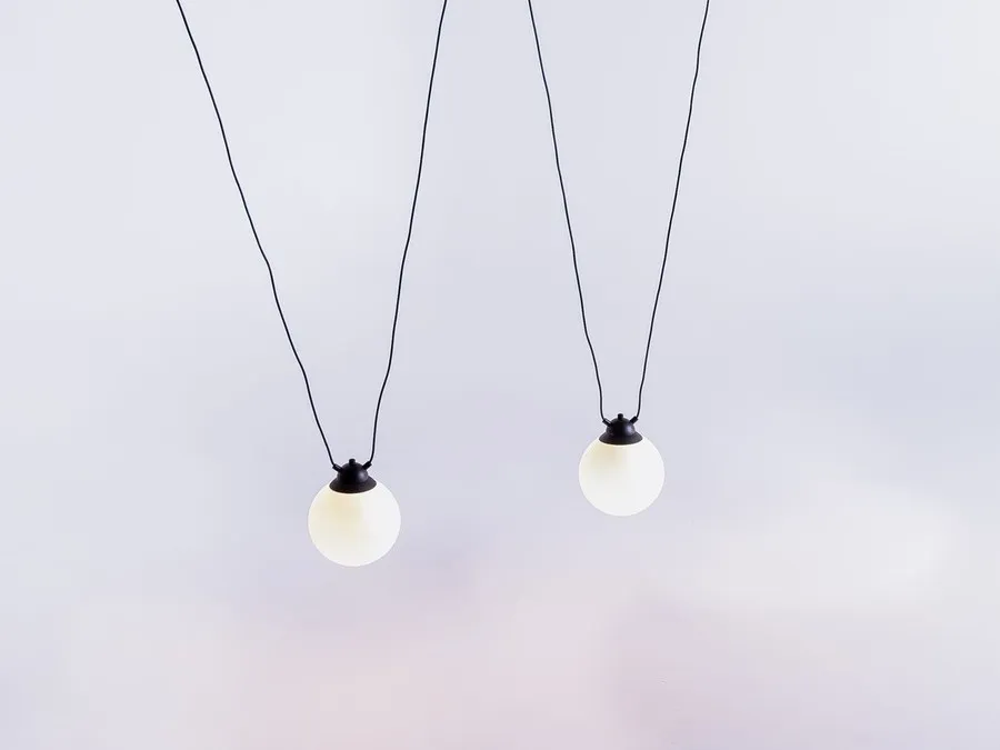 Lampa wisząca COBEN HANGMAN GLASS 2 - czarny
