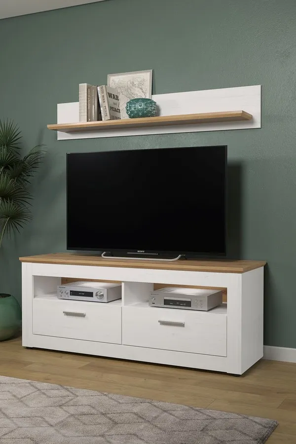 Szafka RTV SHADE - sosna andersen/dąb artisan