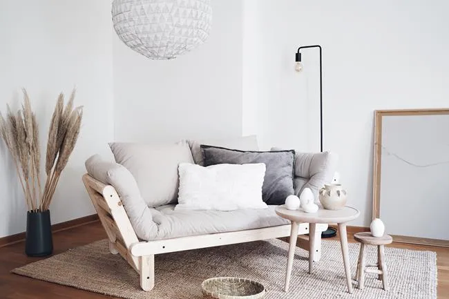Sofa rozkładana BEAT - czarny stelaż