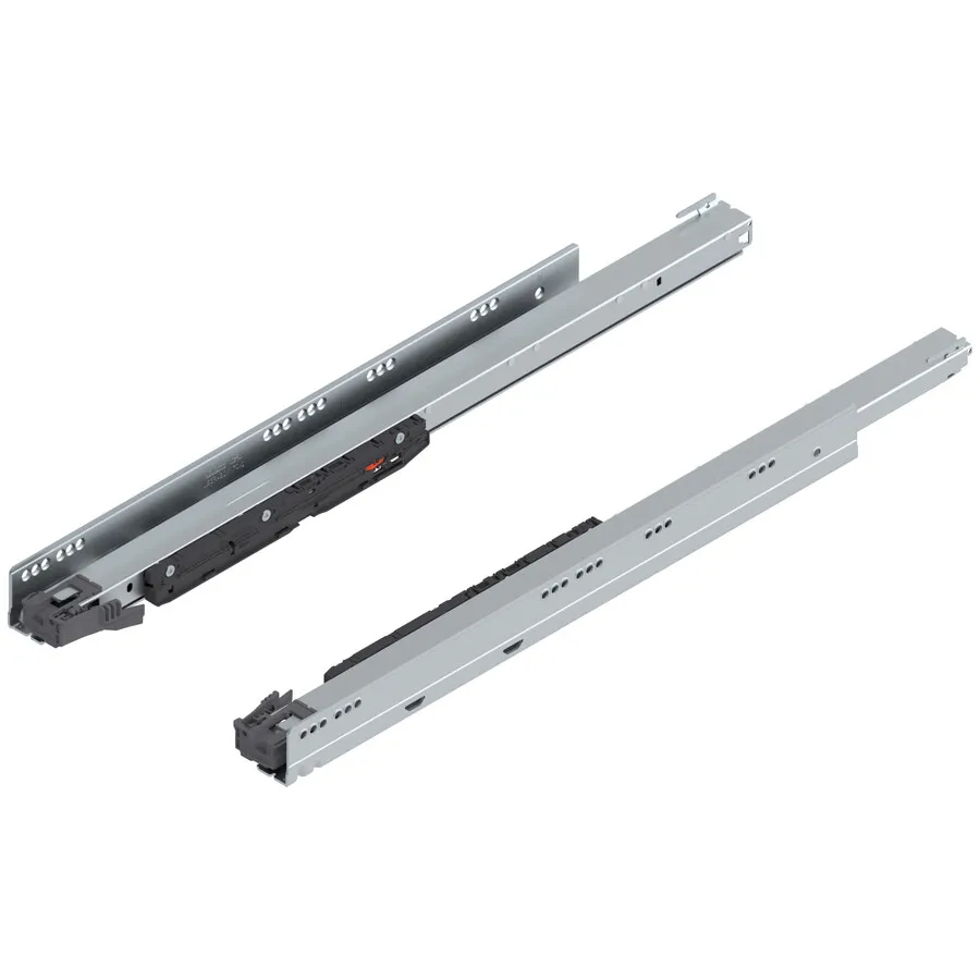 Prowadnice z hamulcem LEGRABOX BLUMOTION 753 S / dł. 60 cm / 70 kg / wysuw 100%