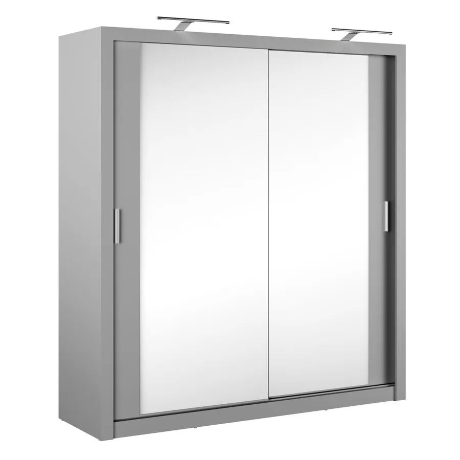 Szafa przesuwna 2-drzwiowa IDEA ID-16 - szary