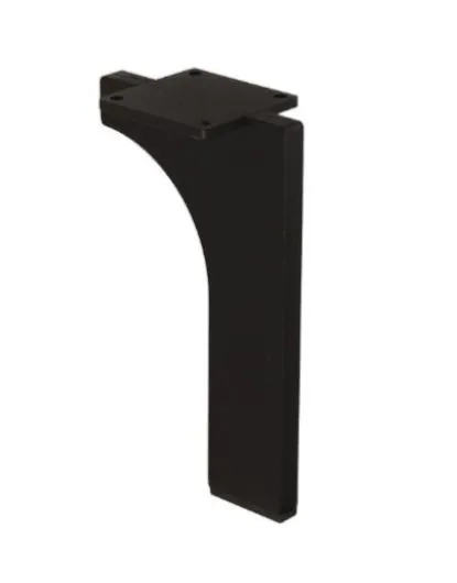 Nóżka meblowa NS34 Czarny Mat H=120 mm Stal grubość 4 mm