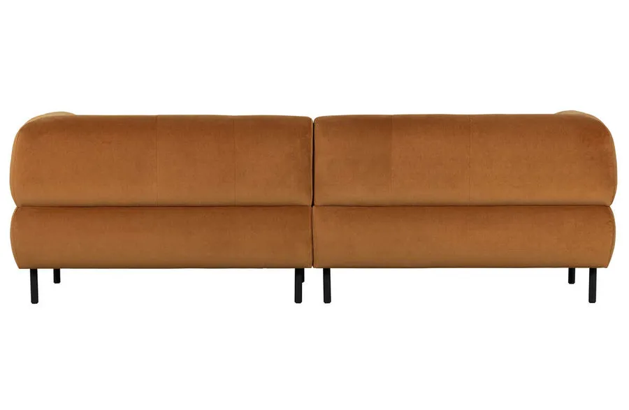Sofa aksamitna LLOYD - pomarańczowy