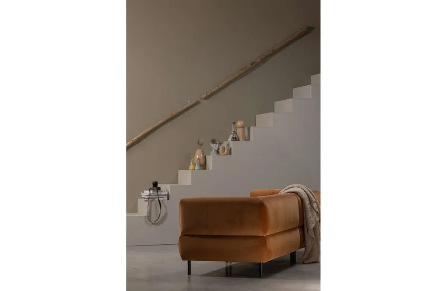 Sofa aksamitna LLOYD - pomarańczowy