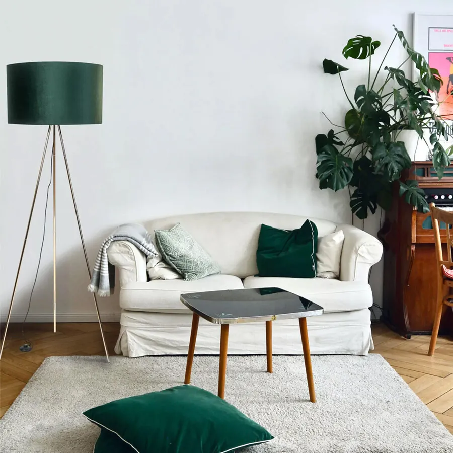 Lampa podłogowa INGA H06-GD-GR - zielony