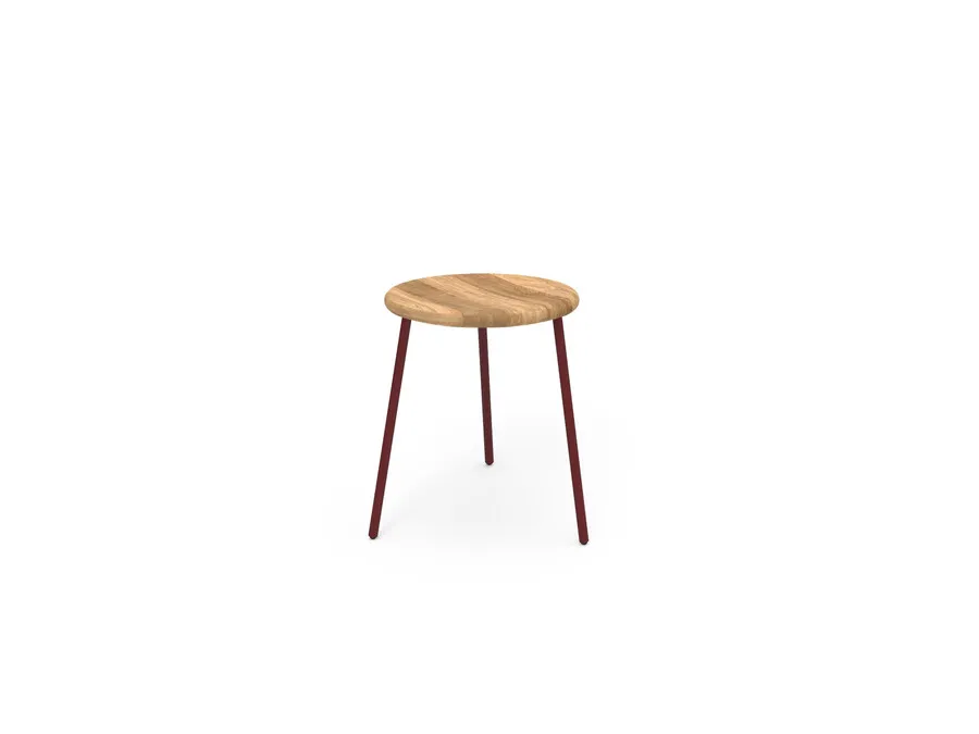Taboret MIAM - dąb naturalny