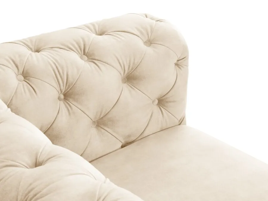 Aksamitna sofa 2-osobowa VIOLANE