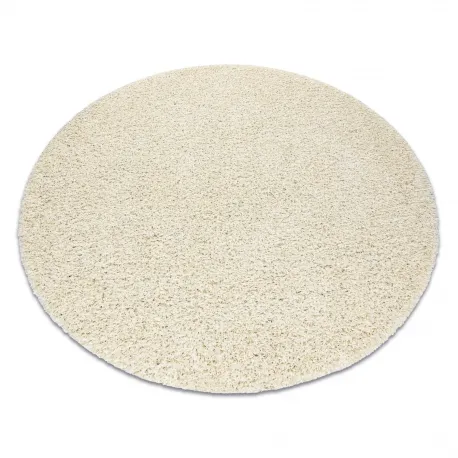 Dywan okrągły CREAM shaggy 5cm - krem