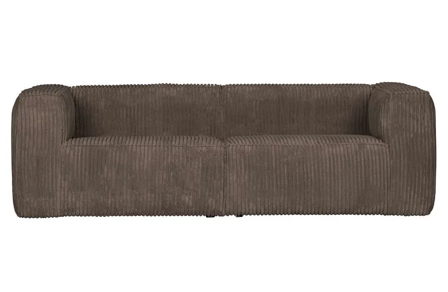 Sofa BEAN RIB 3,5 mud - brązowy