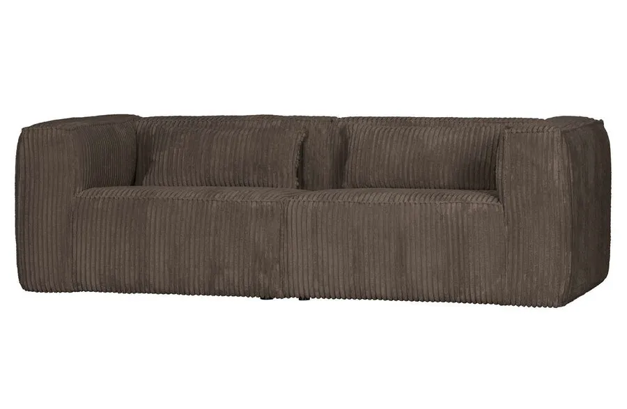 Sofa BEAN RIB 3,5 mud - brązowy
