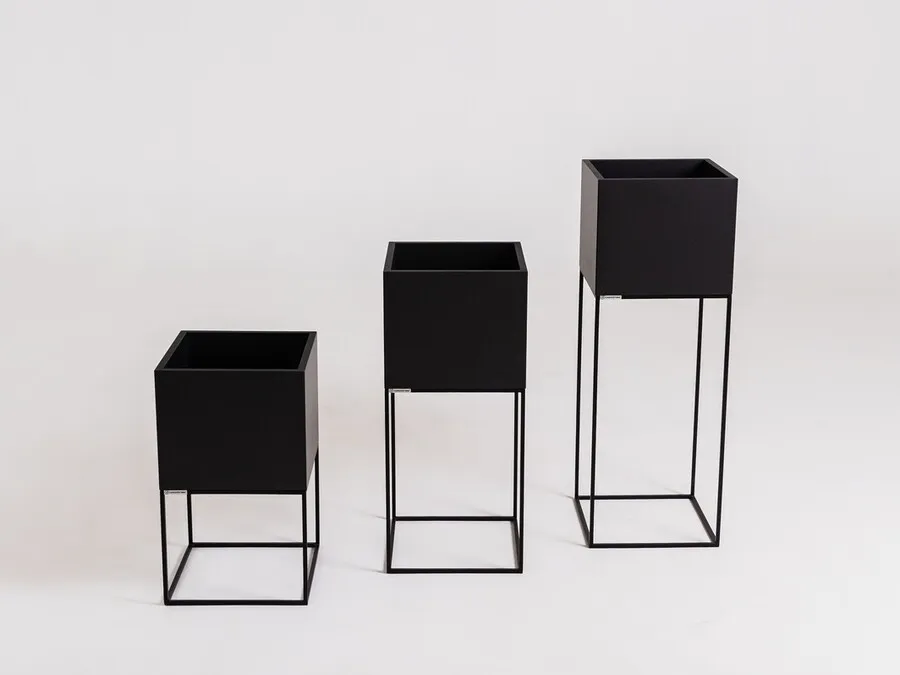 Donica PALMUS METAL 60 - czarny