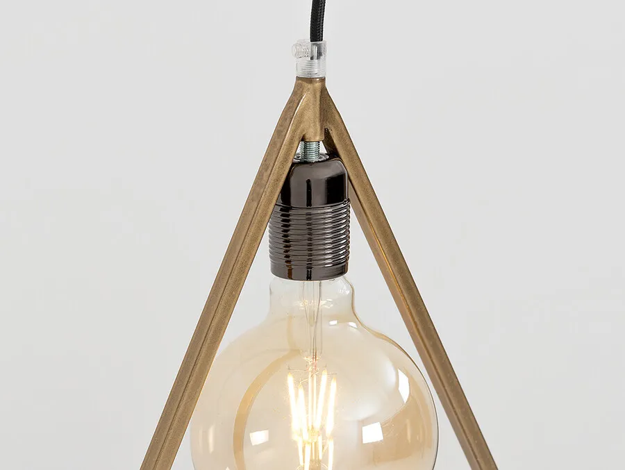 Lampa wisząca TRIAM - złoty
