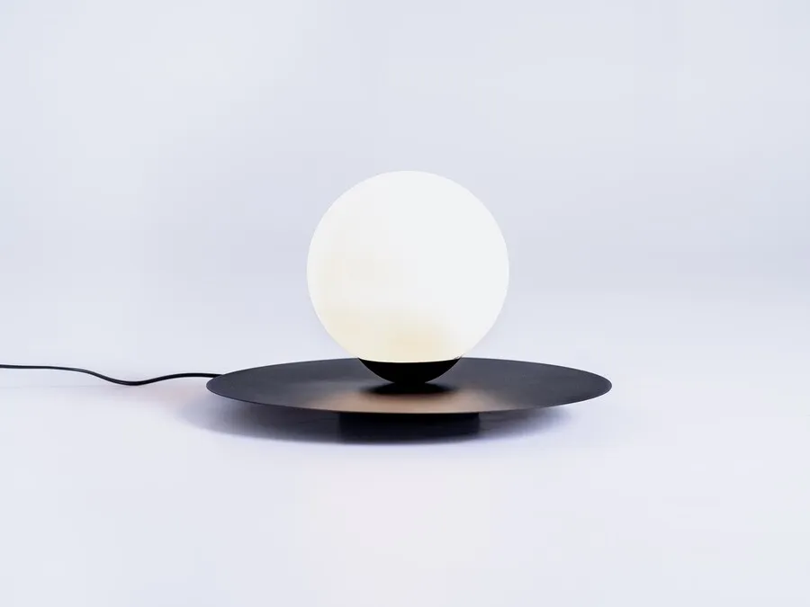 Lampa stołowa SKIVA BALL M - czarny