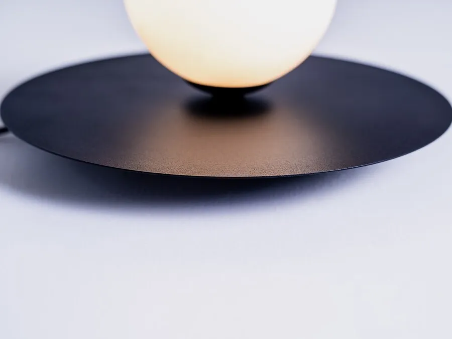Lampa stołowa SKIVA BALL S - czarny