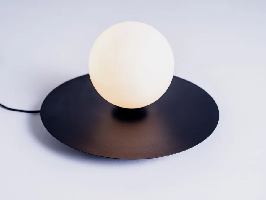 Lampa stołowa SKIVA BALL S - czarny
