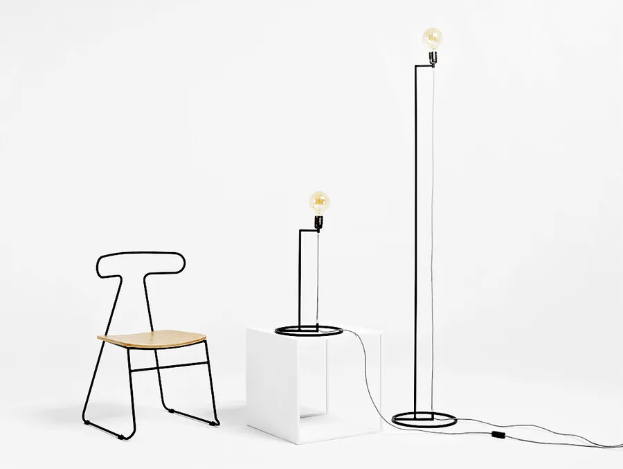 Lampa podłogowa STRANG FLOOR - czarny