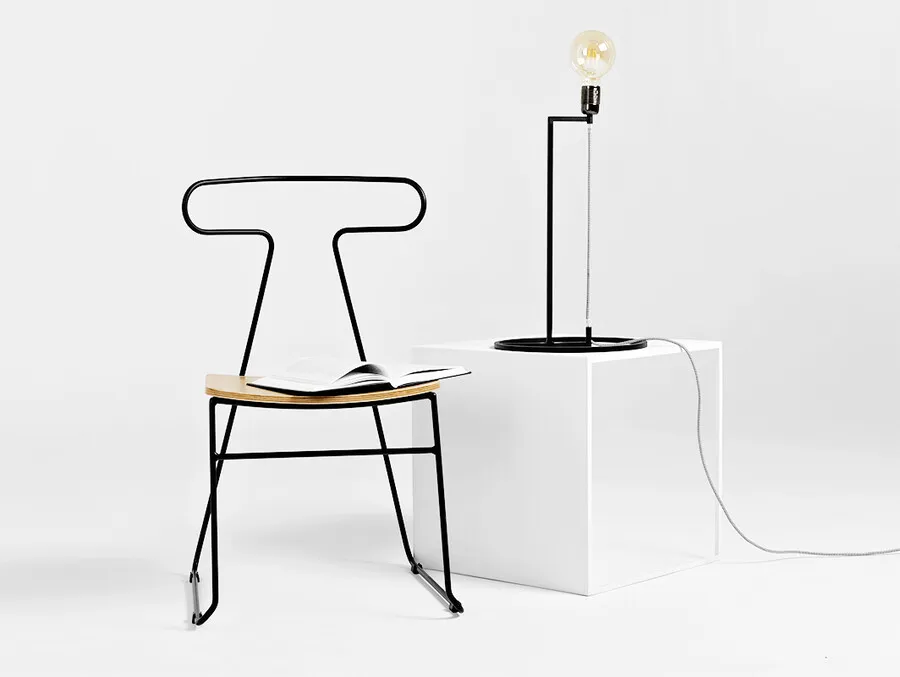 Lampa podłogowa STRANG FLOOR - czarny