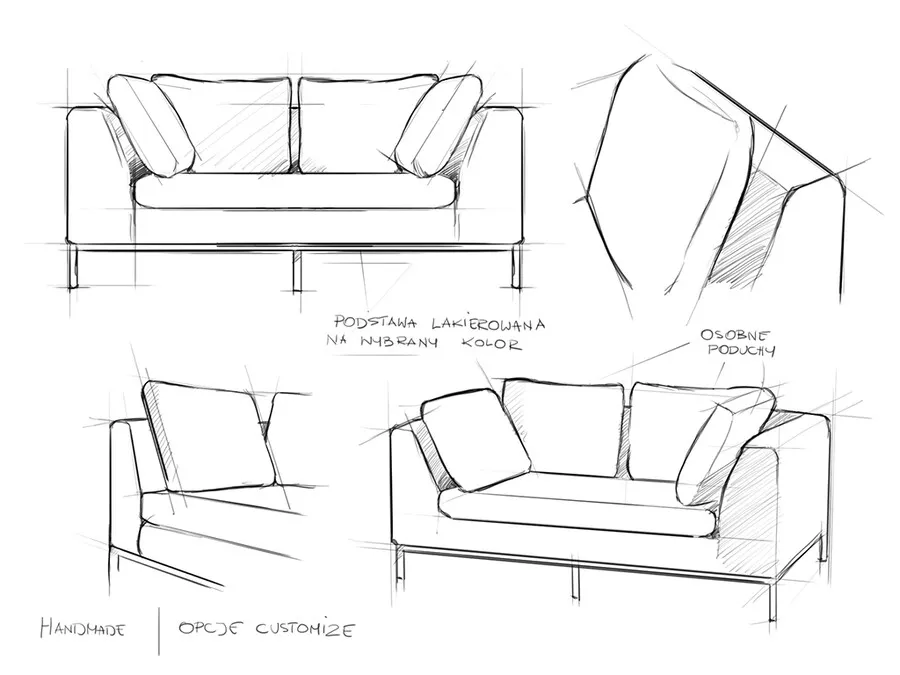 Sofa 3-osobowa AMBIENT WOOD