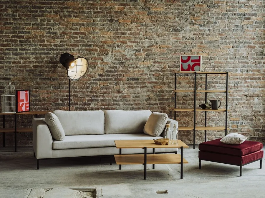 Regał RAVE BASIC 110 - naturalny/czarny