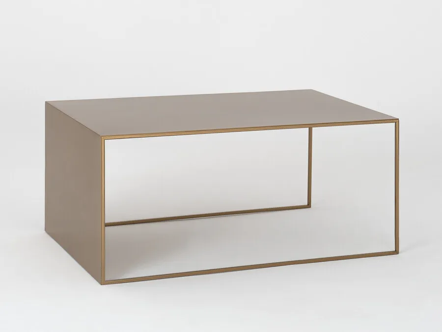 Stolik 2 WALL METAL 100x60 - złoty