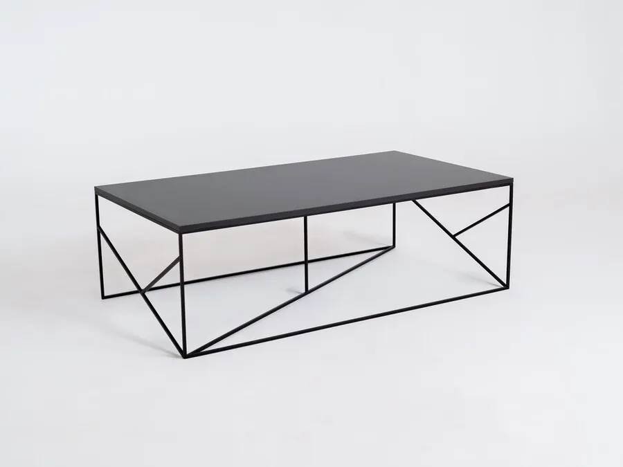 Stół kawowy FANCY BASIC 140x80 - czarny
