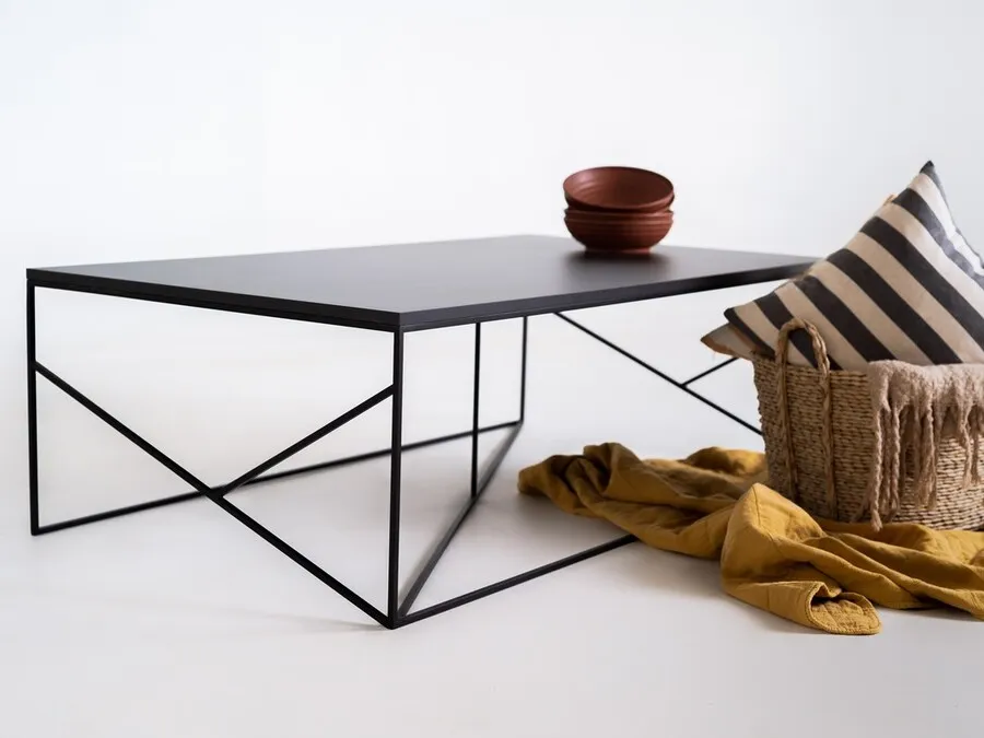 Stół kawowy FANCY BASIC 140x80 - czarny