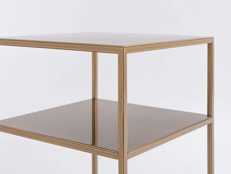 Stolik TENSIO 2 FLOOR METAL 30 - złoty