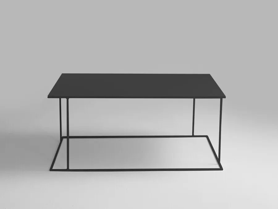 Stół kawowy WALT METAL 100x60 - czarny