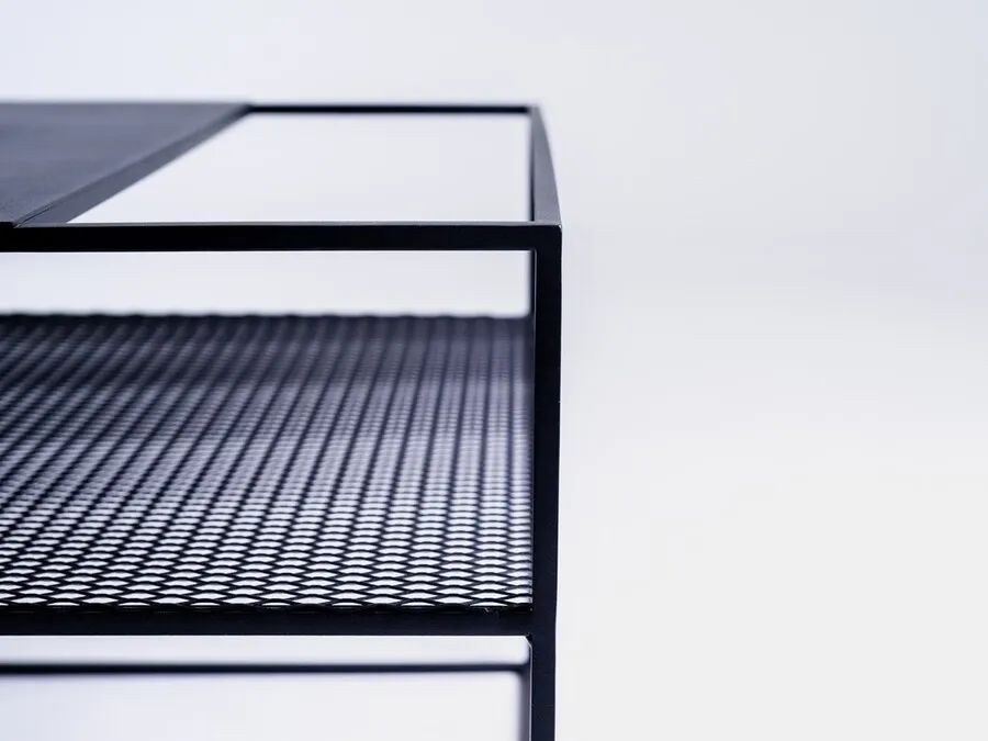 Stół kawowy MATRIX METAL 100x60 - czarny