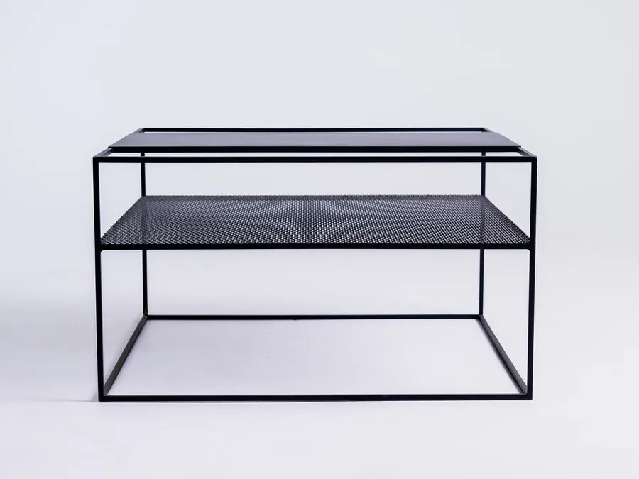 Stół kawowy MATRIX METAL 80 - czarny