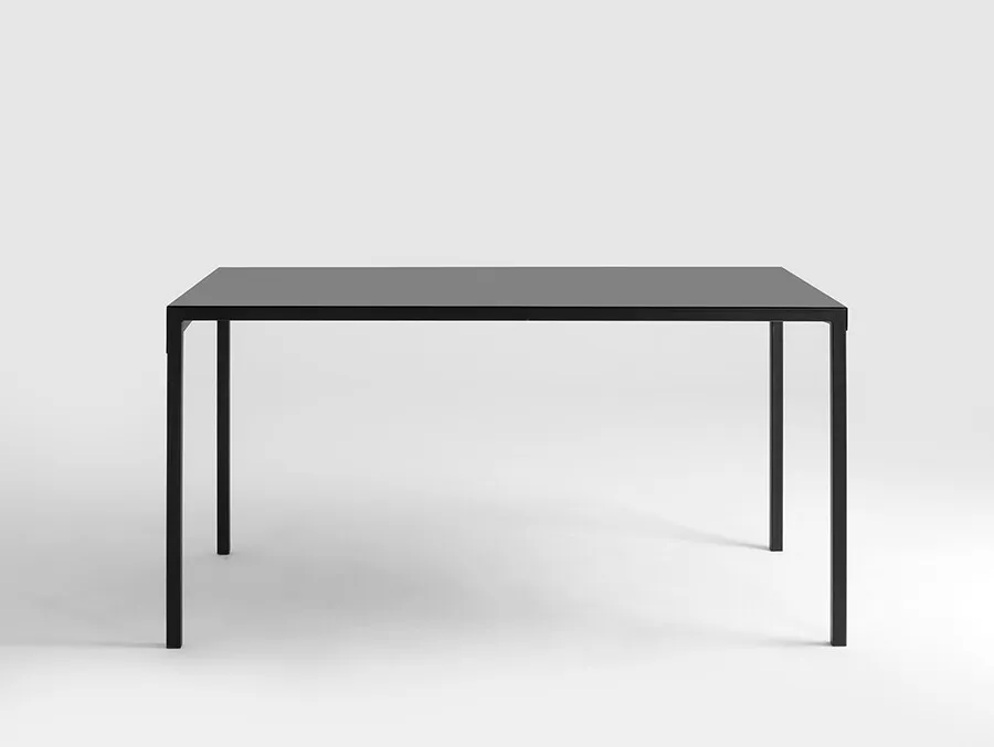 Stół jadalniany OBROOS METAL 140x80 - czarny