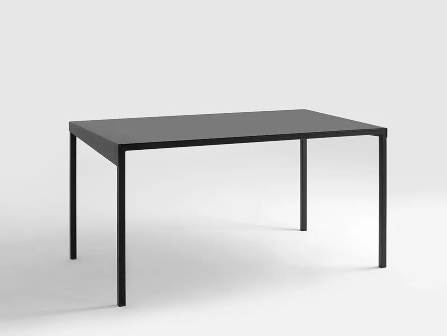 Stół jadalniany OBROOS METAL 140x80 - czarny