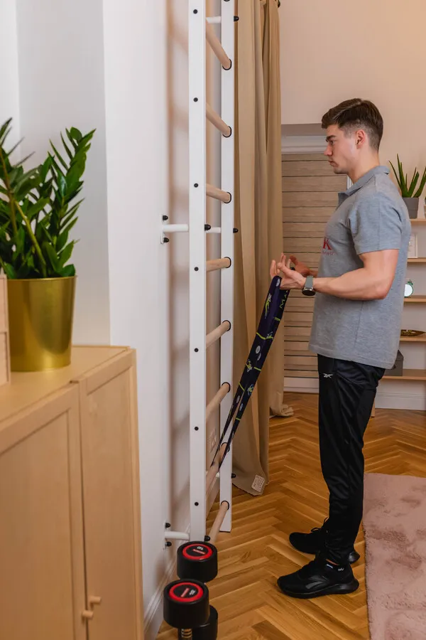 Drabinka gimnastyczna BenchK 700W - biały