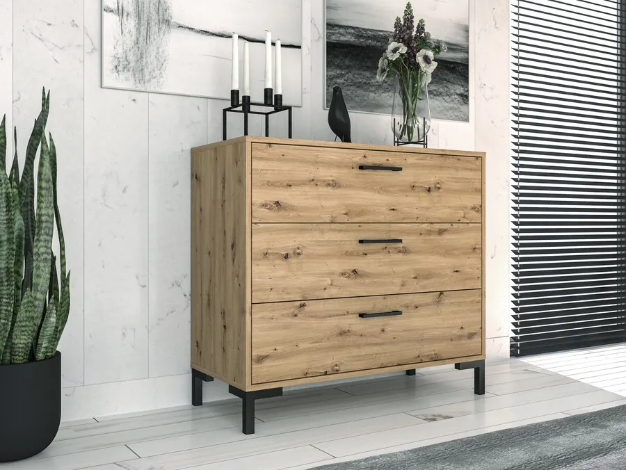 Komoda NEVIO 09 - dąb artisan