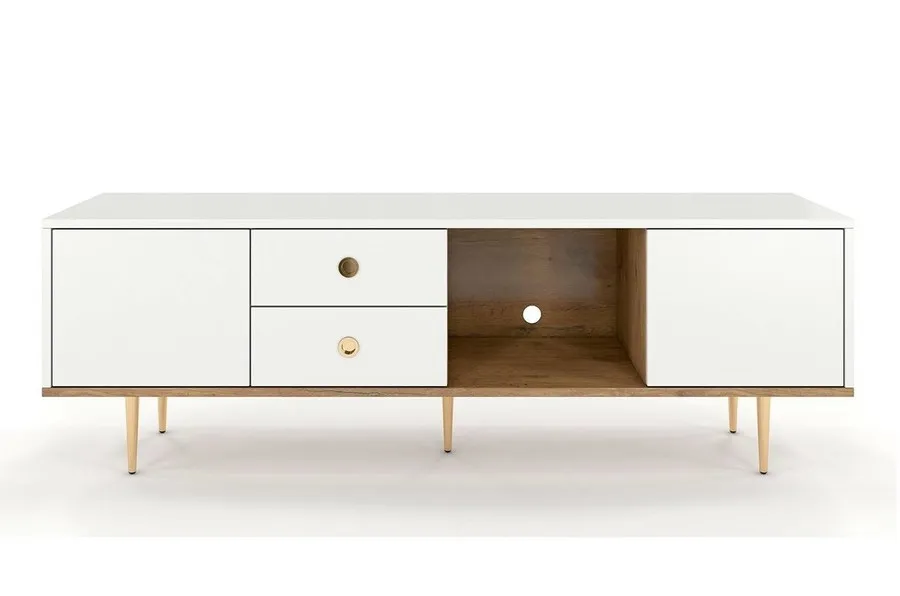 Szafka RTV nowoczesna HARMONI - biały