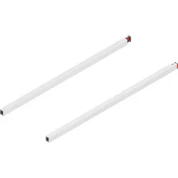 Reling podłużny MERIVOBOX - jedwabiście biały / dł. 55 cm / lewy/prawy