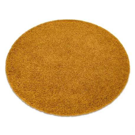 Dywan AMBER shaggy 5cm - złoty
