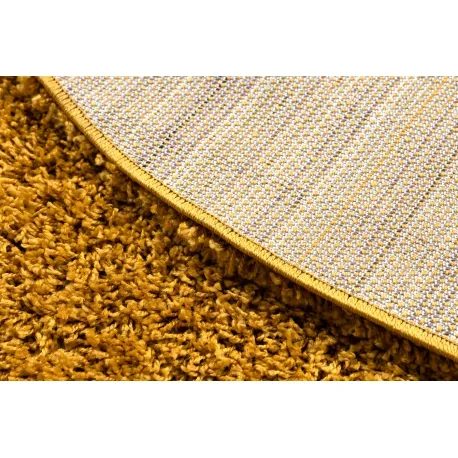 Dywan AMBER shaggy 5cm - złoty