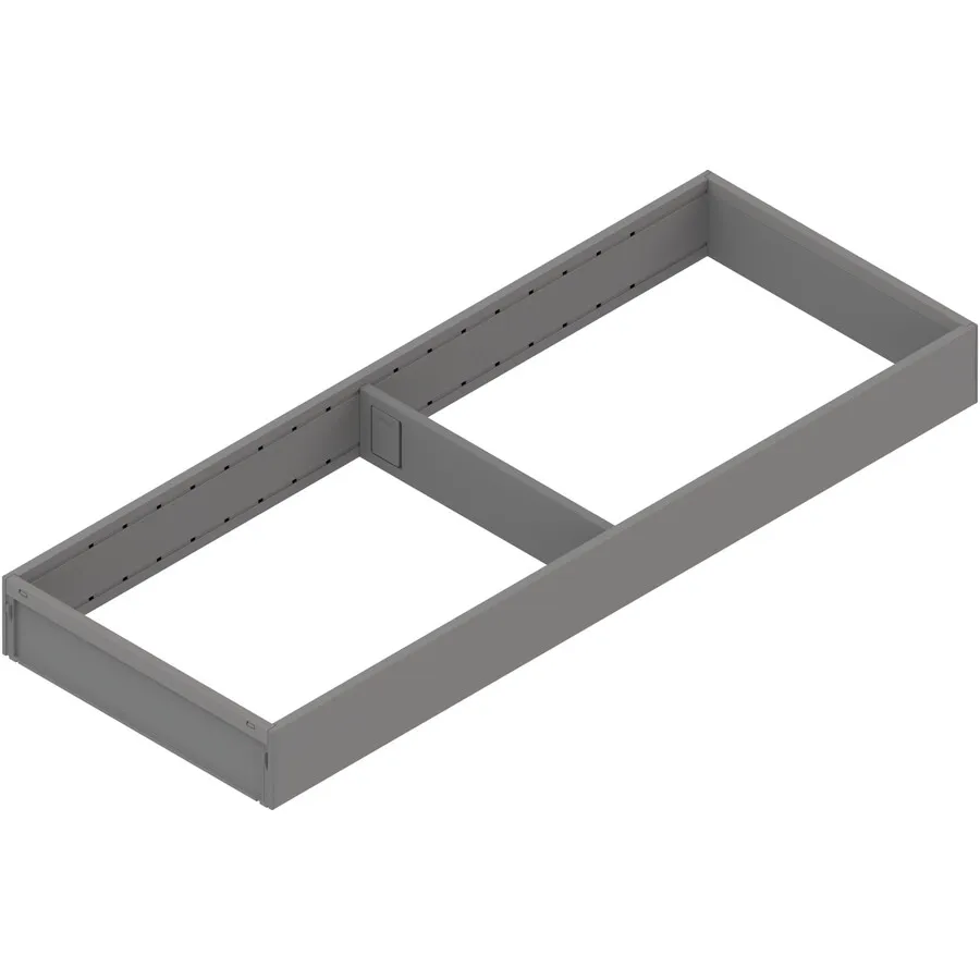 AMBIA-LINE ramki do szuflady standardowej, do LEGRABOX/MERIVOBOX, stal, dł.=550 mm, szerokość=200 mm+szary indium mat*P/U: 1