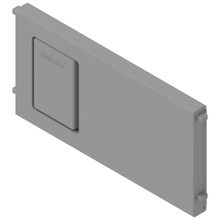 Listwa poprzeczna AMBIA-LINE do Legrabox i Merivobox - szary / 10x5 cm