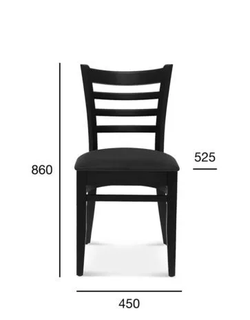 Krzesło A-9907 BISTRO 2 tapicerowane